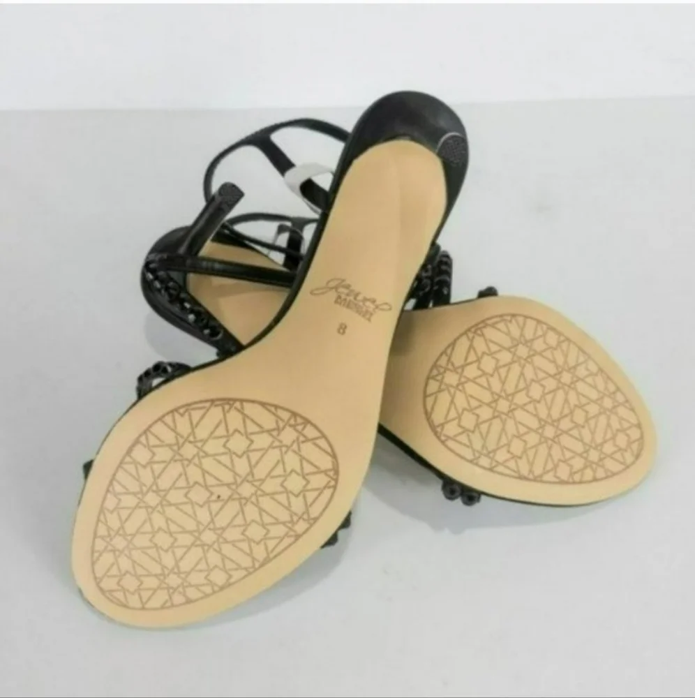 Jewel by Badgley Mischka Marimba Black Sandals - Picture 9 of 9
